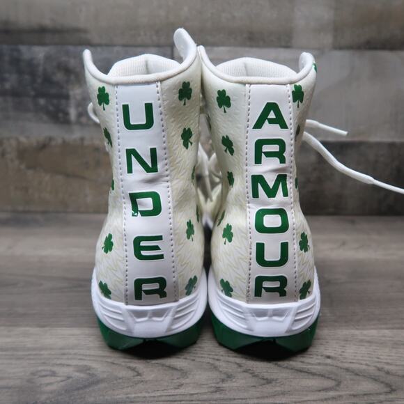 Under Armour Size 3y Cleats Clutch Fit Highlight Clover Shamrock - Picture 3 of 8